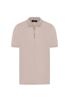 Antioch-Bej Fermuarlı Regular Fit Erkek T Shirt-T-Shirts-5-Milagron.com