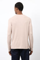 Antioch-Bej Fitilli Düğmeli Yaka T Shirt-T-Shirt-6-Milagron.com