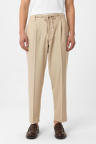 Antioch-Bej Jogger Relaxed Fit Erkek Pantolon-Kumaş Pantolon-1-Milagron.com