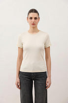 Antioch Bej Kadın Basic T-Shirt