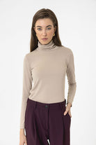 Antioch-Bej Kadın Boğazlı Triko Kazak-Kazak & Triko-1-Milagron.com