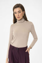 Antioch-Bej Kadın Boğazlı Triko Kazak-Kazak & Triko-6-Milagron.com