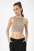 Antioch-Bej Kadın Fitilli Crop Atlet-Atlet-2-Milagron.com