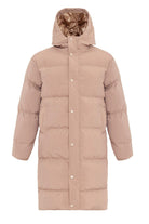 Antioch-Bej Kapüşonlu Uzun Şişme Mont-Mont-7-Milagron.com