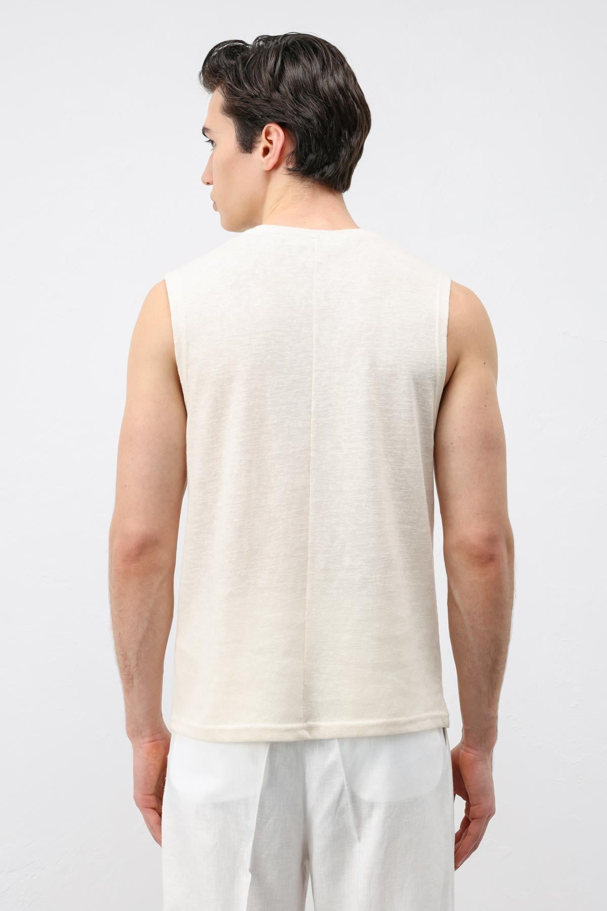 Antioch Bej Kolsuz Erkek T-Shirt