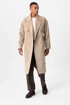 Antioch-Bej Kruvaze Kapama Kemerli Trençkot-Trençkot-2-Milagron.com