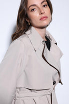 Antioch-Antioch Bej Kruvaze Kemerli Kadın Trençkot-Trençkot-4-Milagron.com