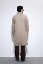 Antioch-Bej Kuşaklı Oversize Erkek Kaban-Kaban-6-Milagron.com