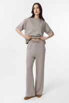 Antioch-Bej Modal Kadın Eşofman Takım-Alt - Üst Takım-2-Milagron.com