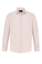 Antioch-Bej Oversize Çizgili Erkek Gömlek-Gömlek-7-Milagron.com