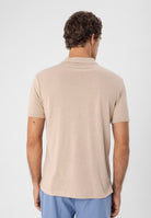 Antioch-Bej Polo Yaka Slim Fit Erkek T Shirt-T-Shirts-3-Milagron.com