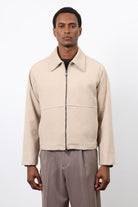 Antioch-Bej Regular Fit Dokulu Erkek Mont-Mont-4-Milagron.com