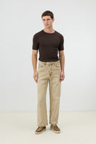 Antioch Bej Relax Fit Erkek Jean