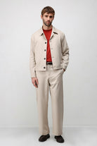 Antioch Bej Relaxed Fit Baharlık Erkek Mont
