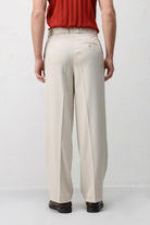 Antioch Bej Relaxed Fit Kemerli Erkek Pantolon