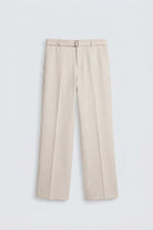 Antioch Bej Relaxed Fit Kemerli Erkek Pantolon