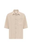 Antioch-Bej Relaxed Kısa Kollu Erkek Gömlek-Gömlek-7-Milagron.com