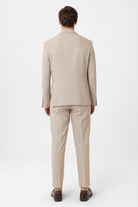 Antioch-Bej Slim Fit Klasik Erkek Takım-Takım Elbise-6-Milagron.com