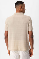 Antioch-Bej Slim Fit Polo Yaka Erkek T Shirt-T-Shirt-6-Milagron.com