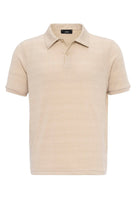 Antioch-Bej Slim Fit Polo Yaka Erkek T Shirt-T-Shirt-7-Milagron.com
