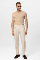 Antioch-Bej V Yaka Basic Erkek T Shirt-T-Shirts-3-Milagron.com