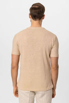 Antioch-Bej V Yaka Basic Erkek T Shirt-T-Shirts-7-Milagron.com