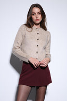 Antioch-Antioch Bej Yumuşak Dokulu Kadın Hırka-Hırka-1-Milagron.com