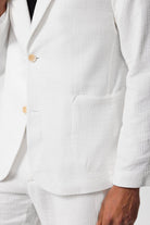 Antioch-Beyaz Astarsız Torba Cepli Erkek Blazer Ceket-Ceket-4-Milagron.com