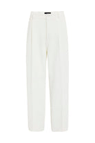 Antioch-Beyaz Baggy Fitilli Erkek Pantolon-Kumaş Pantolon-1-Milagron.com