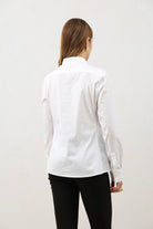 Antioch Beyaz Basic Slim Fit Kadın Gömlek