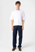 Antioch Beyaz Crop Fit Erkek T-Shirt