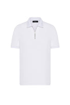 Antioch-Beyaz Fermuarlı Regular Fit Erkek T Shirt-T-Shirts-6-Milagron.com