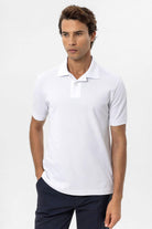 Antioch-Beyaz Polo Yaka Erkek T Shirt-T-Shirts-1-Milagron.com