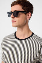 Antioch-Antioch Beyaz Regular Fit çizgili Erkek T Shirt-T-Shirt-2-Milagron.com