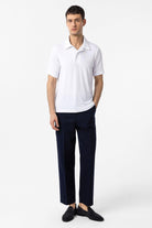 Antioch-Beyaz Regular Fit Polo Yaka Erkek T Shirt-T-Shirts-3-Milagron.com