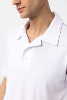 Antioch-Beyaz Regular Fit Polo Yaka Erkek T Shirt-T-Shirts-4-Milagron.com