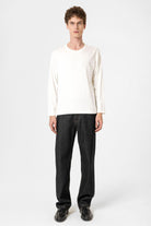 Antioch-Beyaz Relaxed Fit Basic Erkek T Shirt-T-Shirts-3-Milagron.com