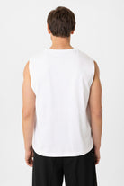 Antioch Beyaz Relaxed Fit Erkek Kolsuz T-Shirt