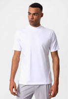 Antioch-Beyaz Slim Fit Basic T Shirt-T-Shirts-1-Milagron.com