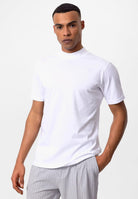 Antioch-Beyaz Slim Fit Basic T Shirt-T-Shirts-3-Milagron.com