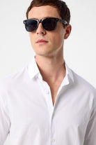 Antioch-Beyaz Slim Fit Erkek Gömlek-Gömlek-10-Milagron.com