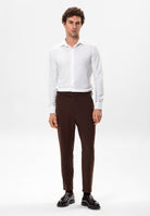 Antioch-Beyaz Slim Fit Erkek Gömlek-Gömlek-2-Milagron.com