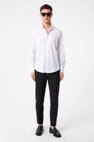 Antioch-Beyaz Slim Fit Erkek Gömlek-Gömlek-9-Milagron.com