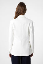 Antioch-Beyaz Vücuda Oturan Kadın Blazer Ceket-Blazer Ceket-4-Milagron.com