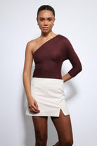 Antioch-Bordo Asimetrik Yaka Top-Top-2-Milagron.com