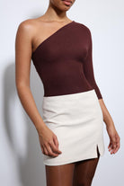 Antioch-Bordo Asimetrik Yaka Top-Top-3-Milagron.com