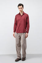Antioch Bordo Comfort Slim Erkek Gömlek
