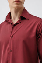 Antioch Bordo Comfort Slim Erkek Gömlek
