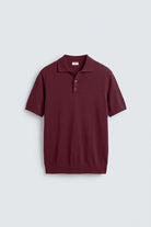 Antioch Bordo Comfort Slim Polo Yaka Erkek Triko T-Shirt