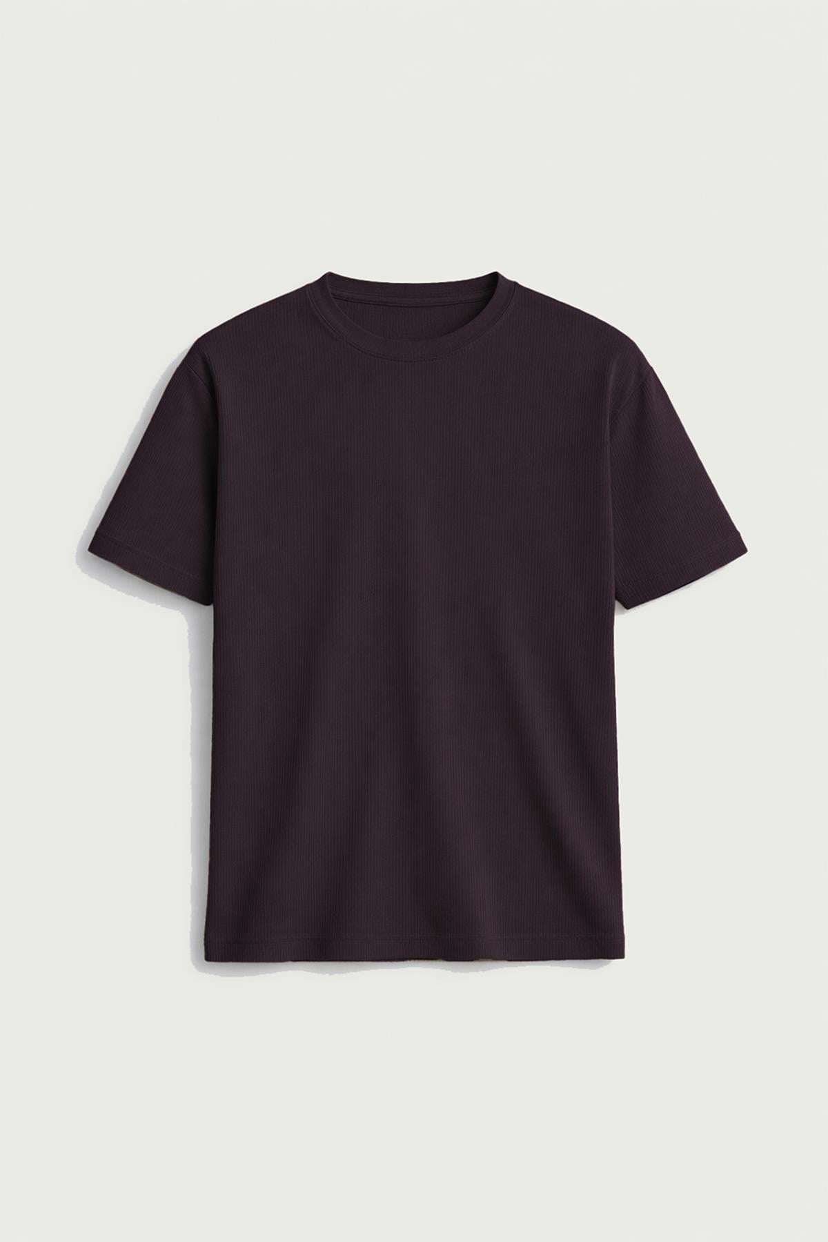 Antioch Bordo Dokulu Erkek T-Shirt